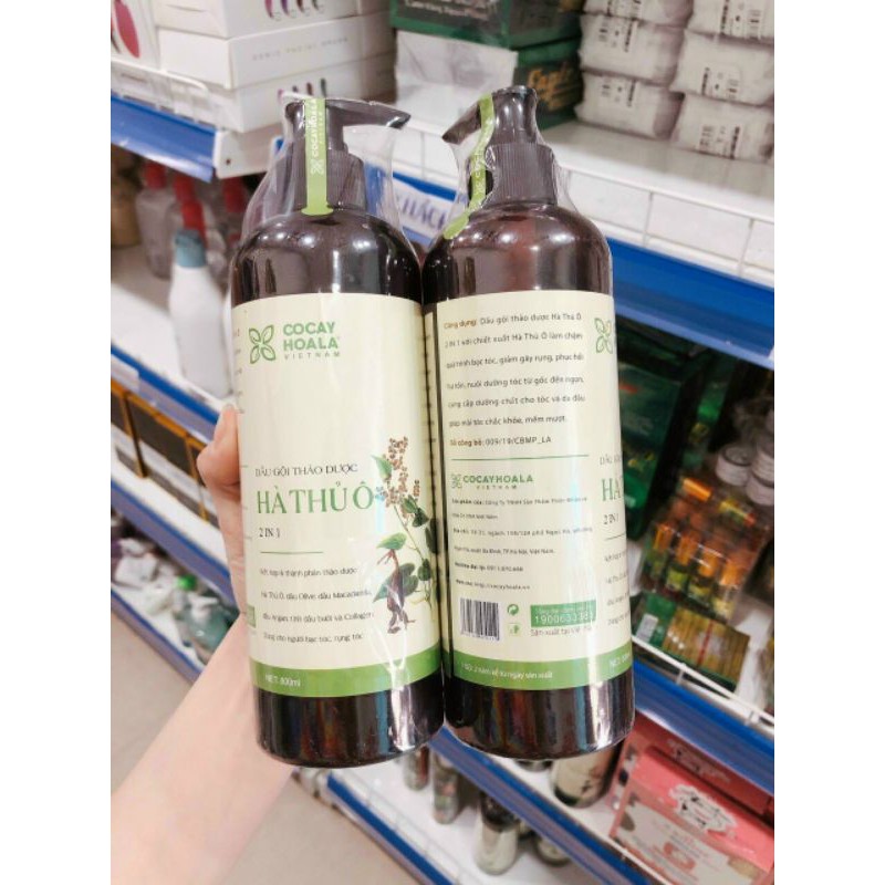 gội hà thủ ô 800 ml