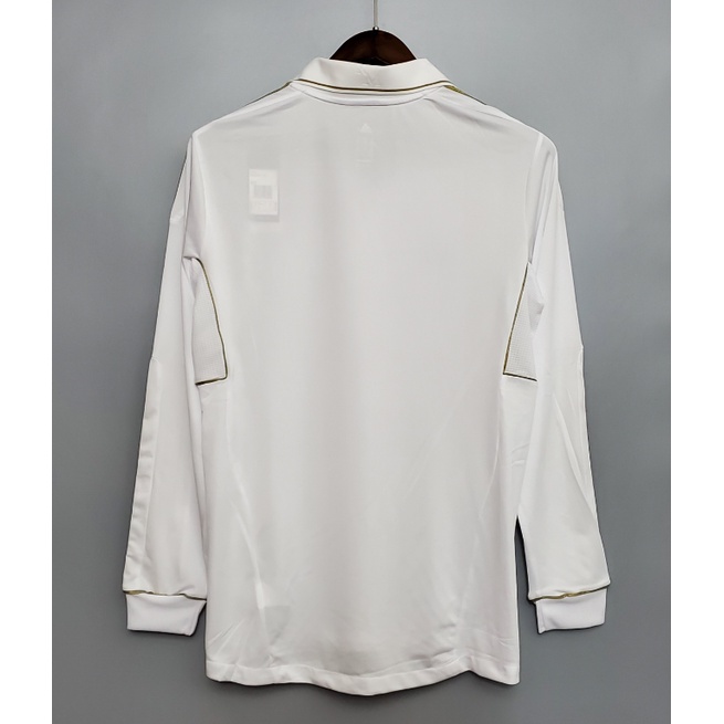 Áo Thun Bóng Đá Dài Tay Đội Tuyển Real Madrid 2011 2012 Size S-XXL