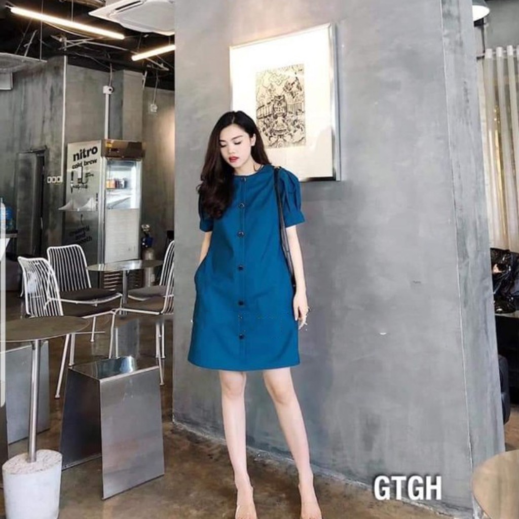Đầm bầu thời trang thiết kế xuông MB170 chất lụa hàn châu freesize từ 45 đến 70kg