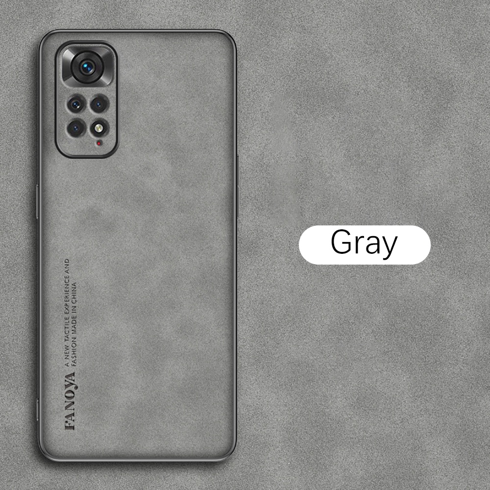 Ốp Điện Thoại Da Cừu + Silicon + TPU Nhám Chống Sốc Cho Xiaomi Redmi Note 11 Redmi Note 11 Pro Plus Redmi Note 11s