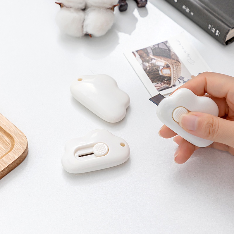 Dao cắt giấy mini hình đám mây nhỏ gọn đáng yêu