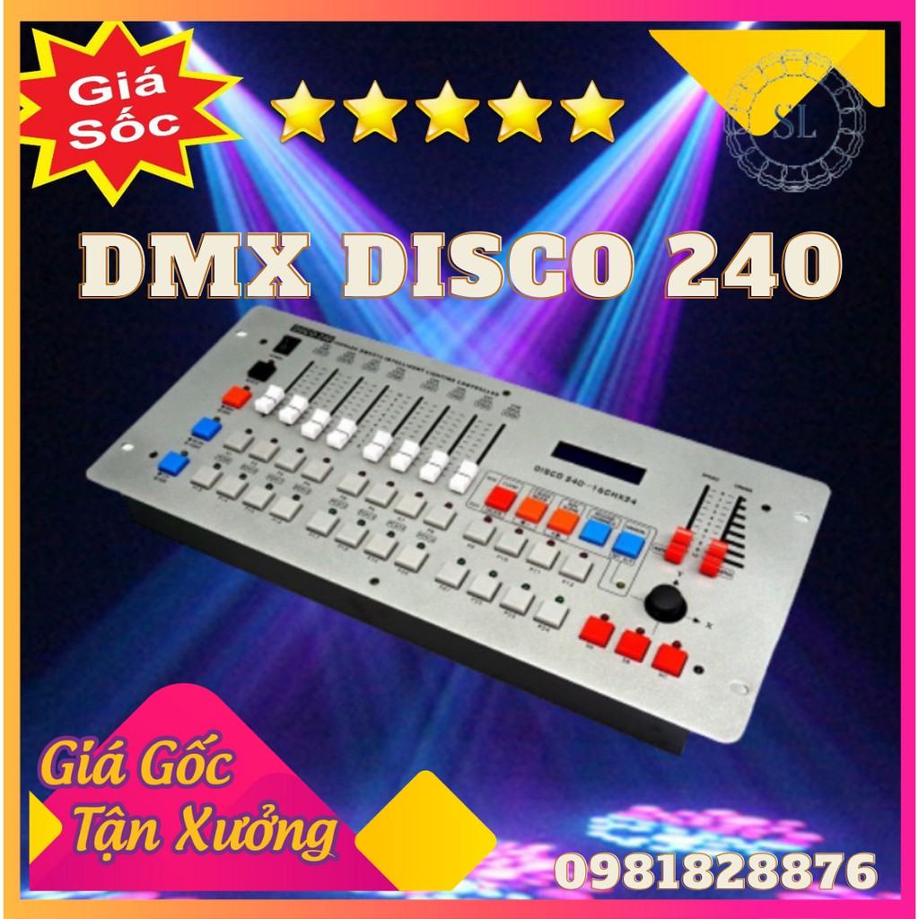 Bàn Điều Khiển Đèn Sân Khấu DMX Disco 240 Đèn Sân Khấu StageLight