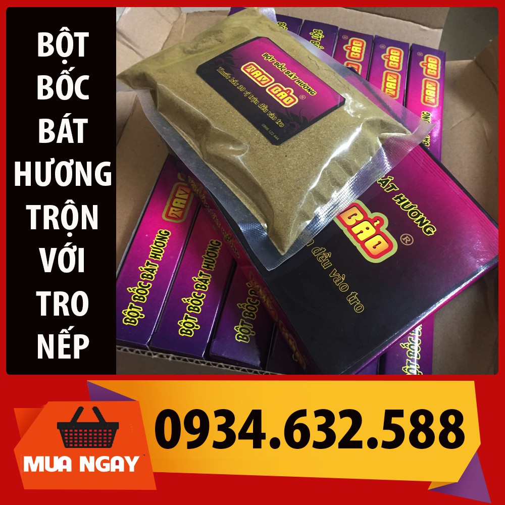 COMBO Bột bốc bát hương Bắc, trộn với Tro nếp dùng để bốc bát nhang trong thờ cúng tâm linh 𝑻𝑨𝑴 𝑩𝑨̉𝑶