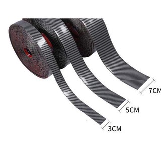 Nẹp cao su vân carbon dán bậc bước chân oto, xe hơi