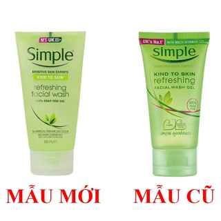 Sữa rửa mặt Simple dịu nhẹ