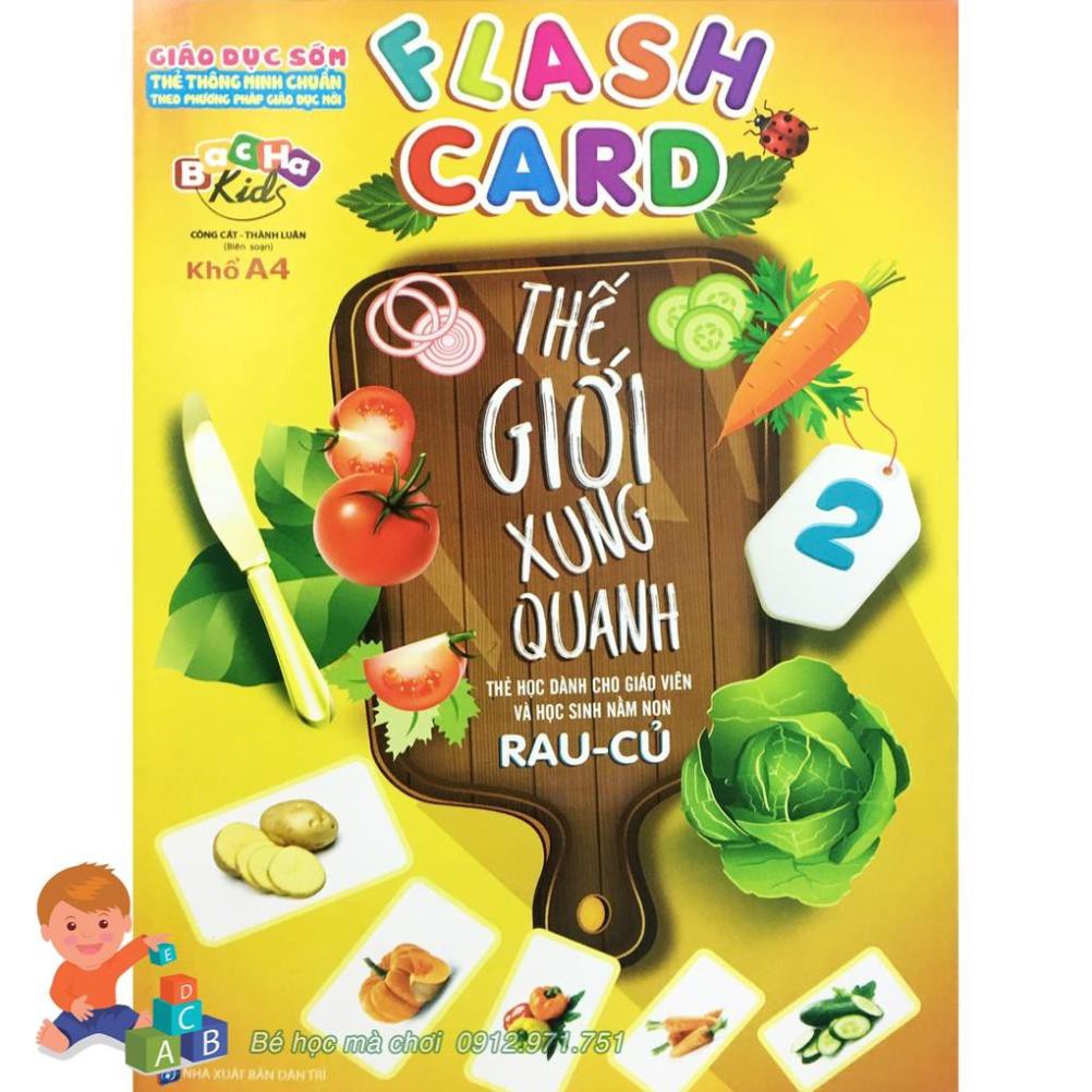 Flash Card - Thẻ Thế Giới Xung Quanh 2 - Rau Củ