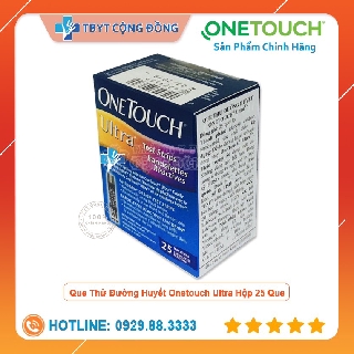 [Date dài] Que Thử Đường Huyết Onetouch Ultra ( test tiểu đường One Touch Ultra)