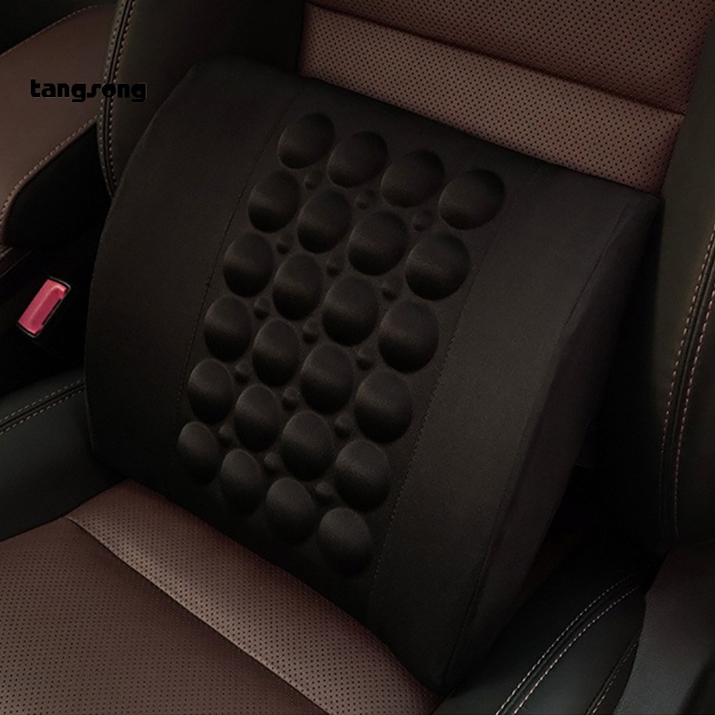 Gối massage bằng xốp kê lưng khi ngồi ghế xe hơi tiện dụng
