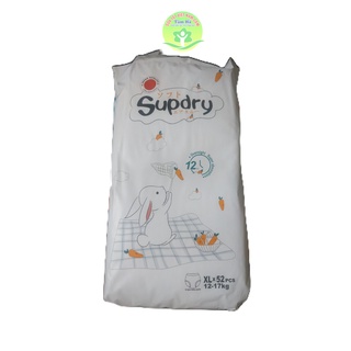 Bỉm supdry đủ size s dán 72 miếng, m dán 66, m quần 64, l dán 60, l quần 58, xl quần 52
