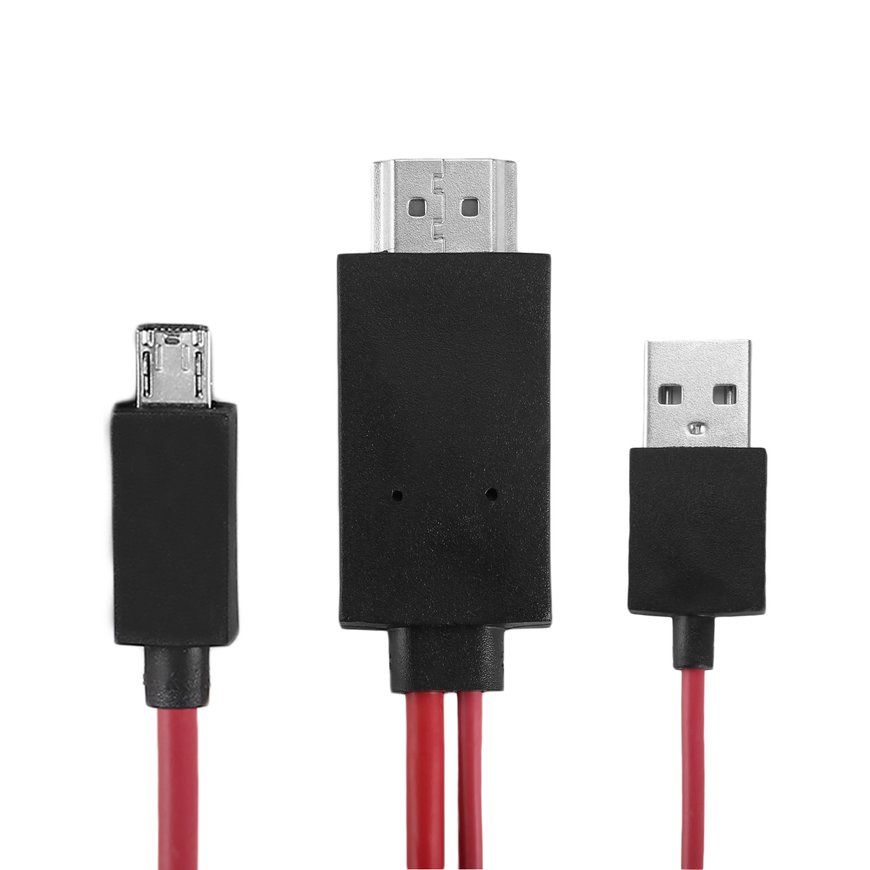 Dây Cáp Chuyển Đổi MHL Micro USB Sang HDMI 11 Pin Cho Galaxy S1-4 Note1-4