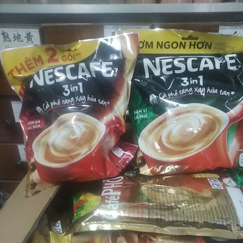 Nescafe 3 In 1 / Bịch 46G (màu đỏ)