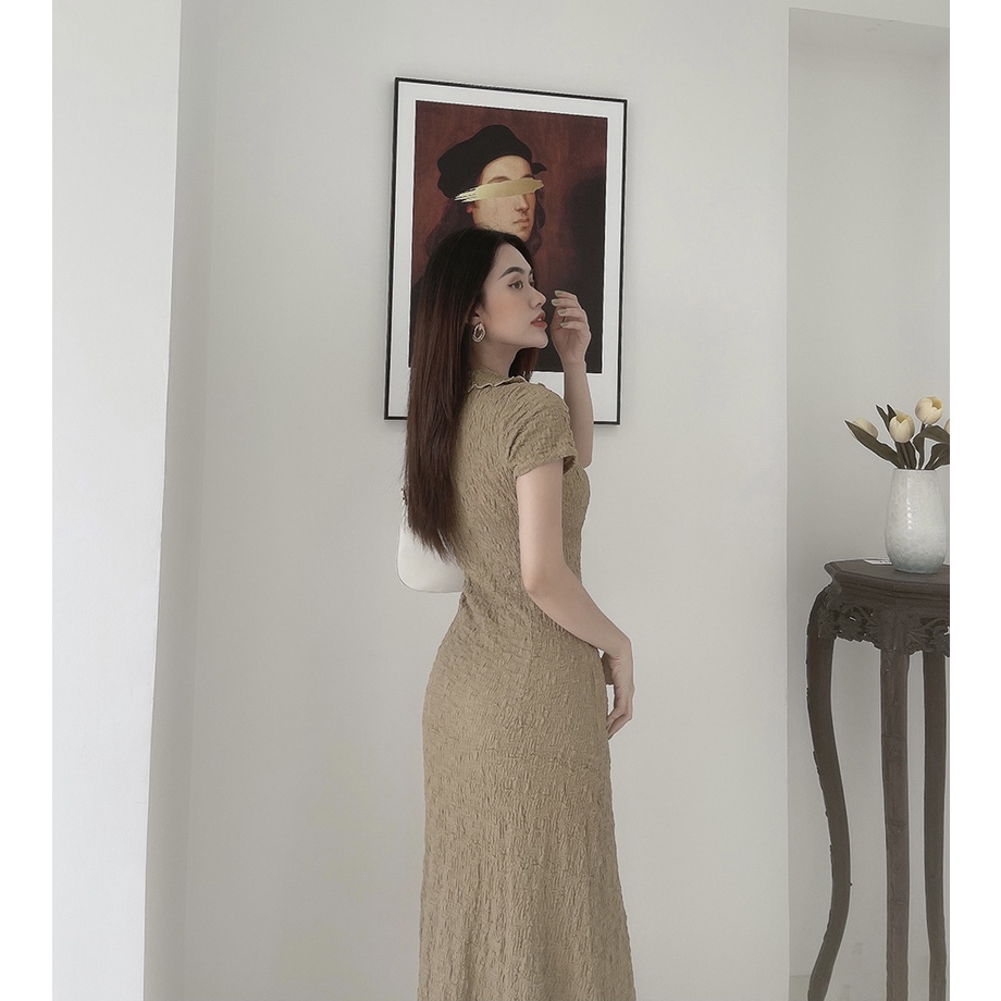 [BBSTORE'S] Đầm Xoè Xốp Dập Nút Ngực -D577 | WebRaoVat - webraovat.net.vn