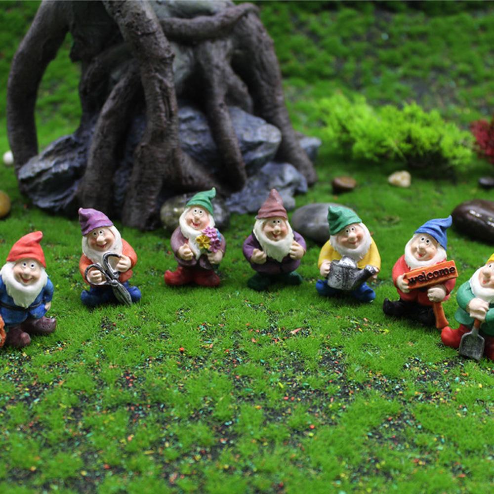 HARRIETT Đồ trang trí Gnomes Pixie Thu Nhỏ Dùng Để Trang Trí Tiểu Cảnh