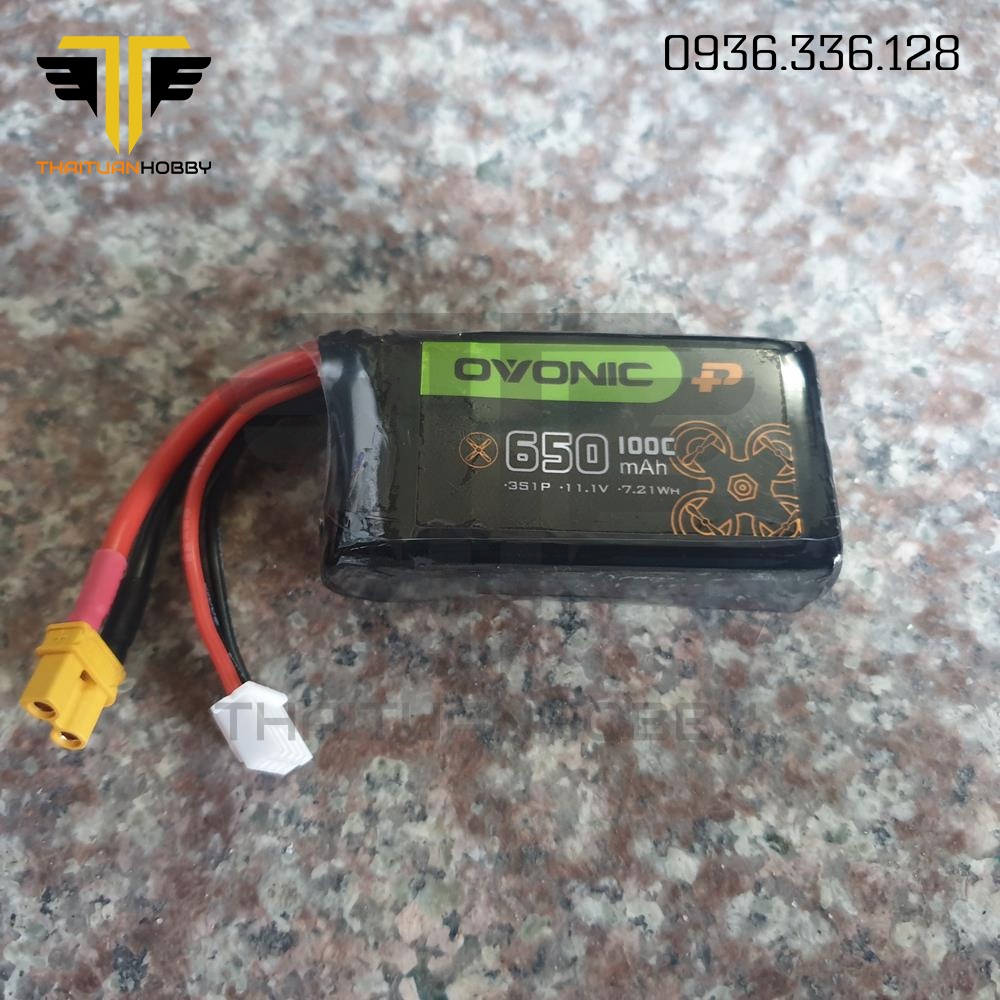 Pin Lipo Ovonic 650mah 3s 100c