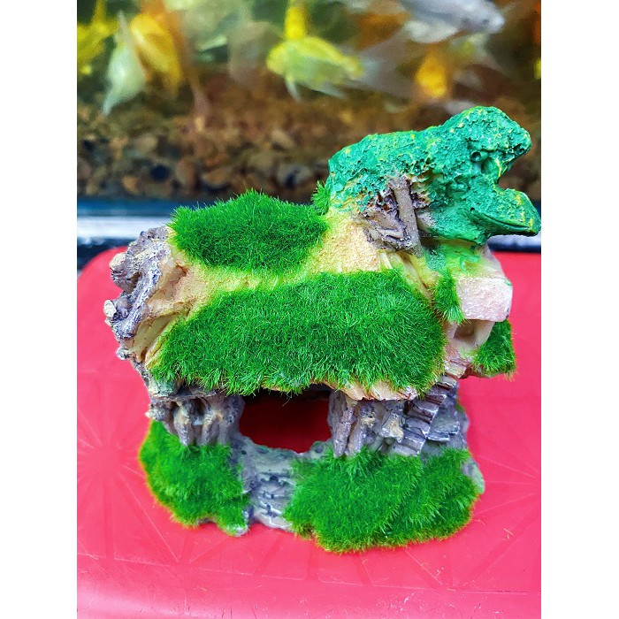 CỔNG CÂY PHỦ RÊU TRANG TRÍ HỒ CÁ NON BỘ 11X7X12CM