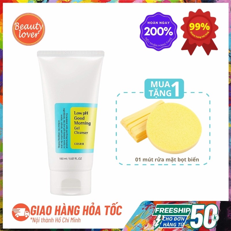 Gel Rửa Mặt Tràm Trà COSRX Low pH Good Morning Gel Cleanser 150ml – Beauty Lover Sữa Rửa Mặt Cosrx, Dành Cho Da Mụn | BigBuy360 - bigbuy360.vn