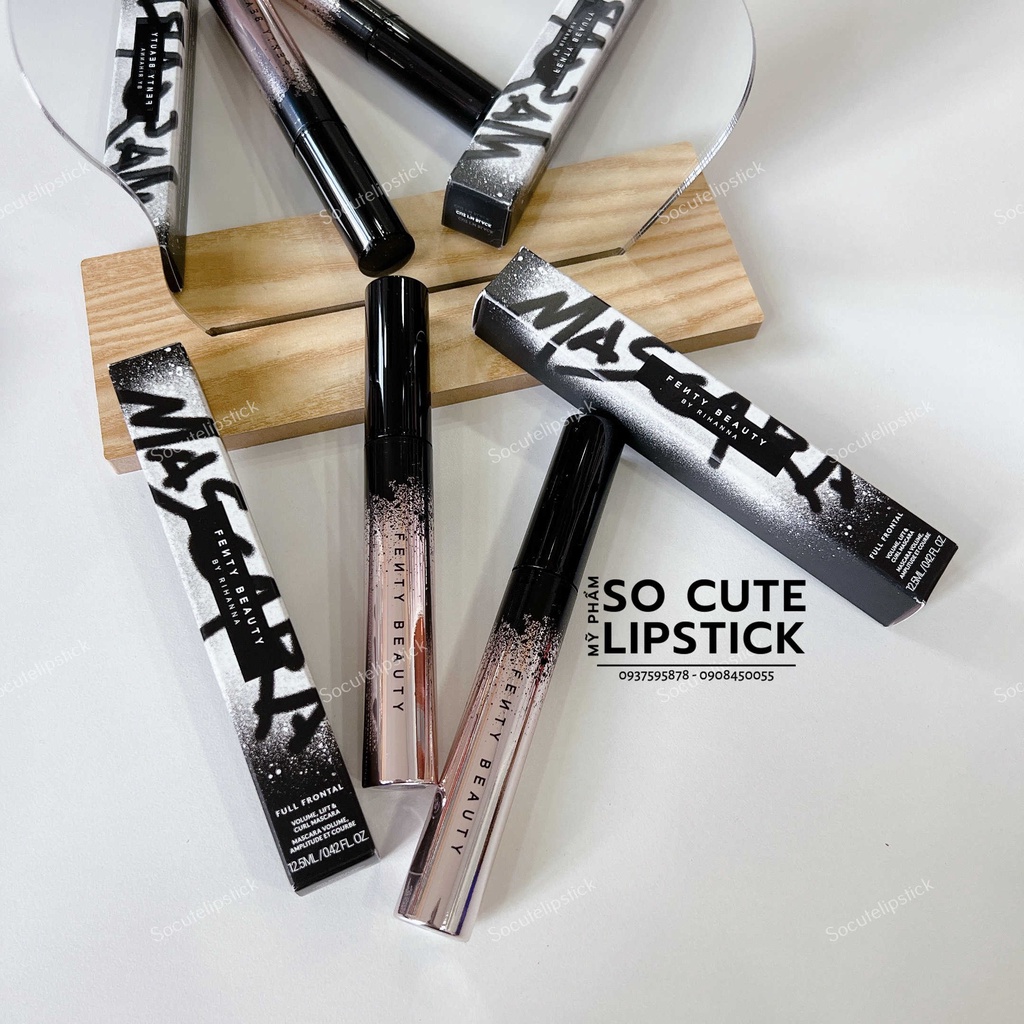 Mascara cao cấp Fenty Beauty’s Full Frontal Volume, Lift &amp; Curl Mascara Minisize