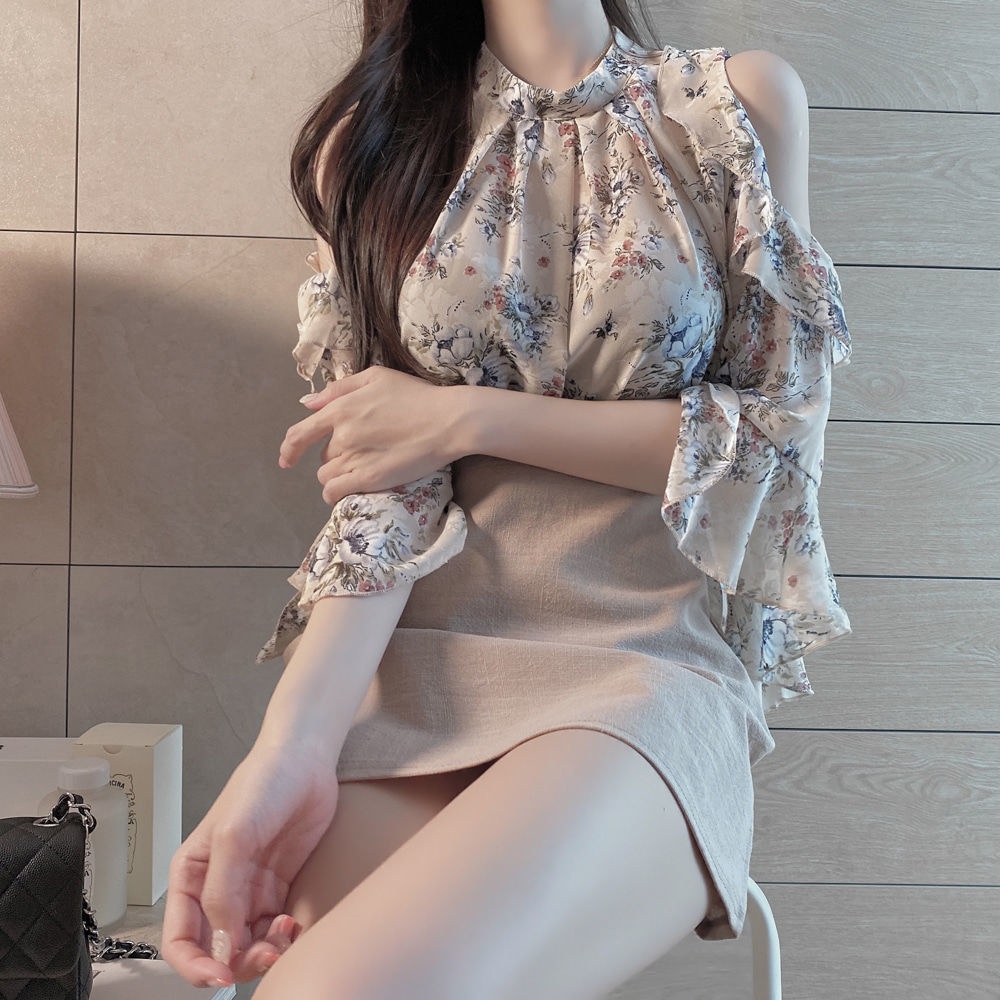 Áo Sơ Mi Dáng Rộng Cài Nút Họa Tiết Hoa Thời Trang Đẹp Mắt Quyến Rũ Giá Rẻ Và Xinh Xắn Miễn Phí Vận Chuyển