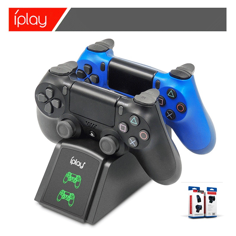 Trạm SạC USB + 2 ĐầU ĐiềU KhiểN Chơi Game PS4