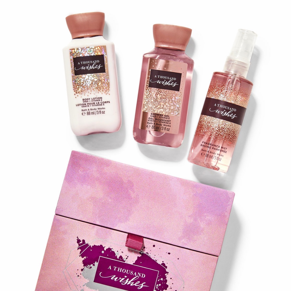 Xịt Toàn Thân Bath&Body Works A Thousand Wishes chai mini  88ml