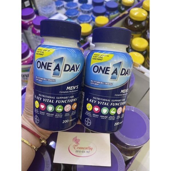 one a day men viên vitamin tổng hợp dành cho nam dưới 50 tuổi