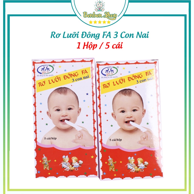1 Hộp 5 Cái Rơ Lưỡi Đông FA 3 Con Nai