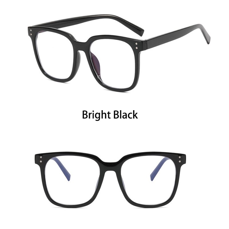 Mắt Kính Gọng Vuông Oversized TR90 Chống Bức Xạ