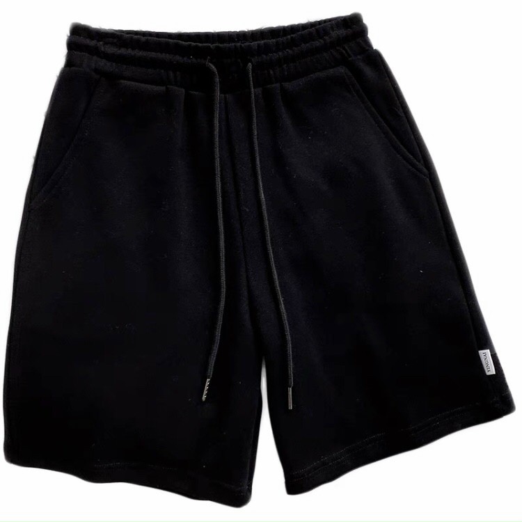 Quần short lửng chất nỉ dày dặn dành cho nam nữ phong cách unisex Hàn Quốc