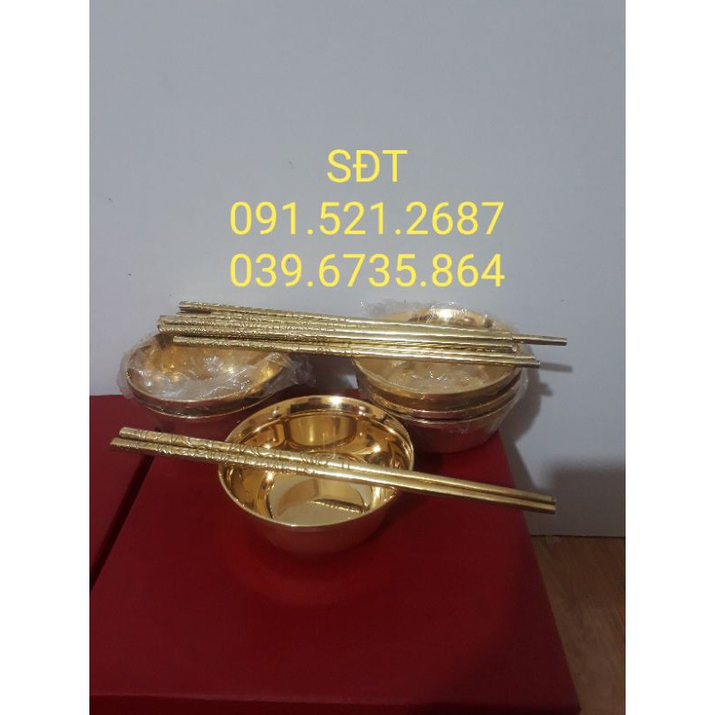 Bát đũa bằng đồng