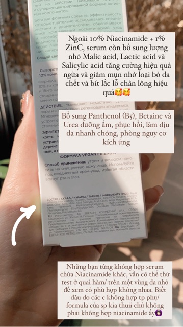 [HÀNG NHẬP KHẨU] Serum giảm mụn, mờ thâm, thu nhỏ lỗ chân lông Eveline 10% Niacinamide Glycol / Face Therapy 18ml/30ml | BigBuy360 - bigbuy360.vn