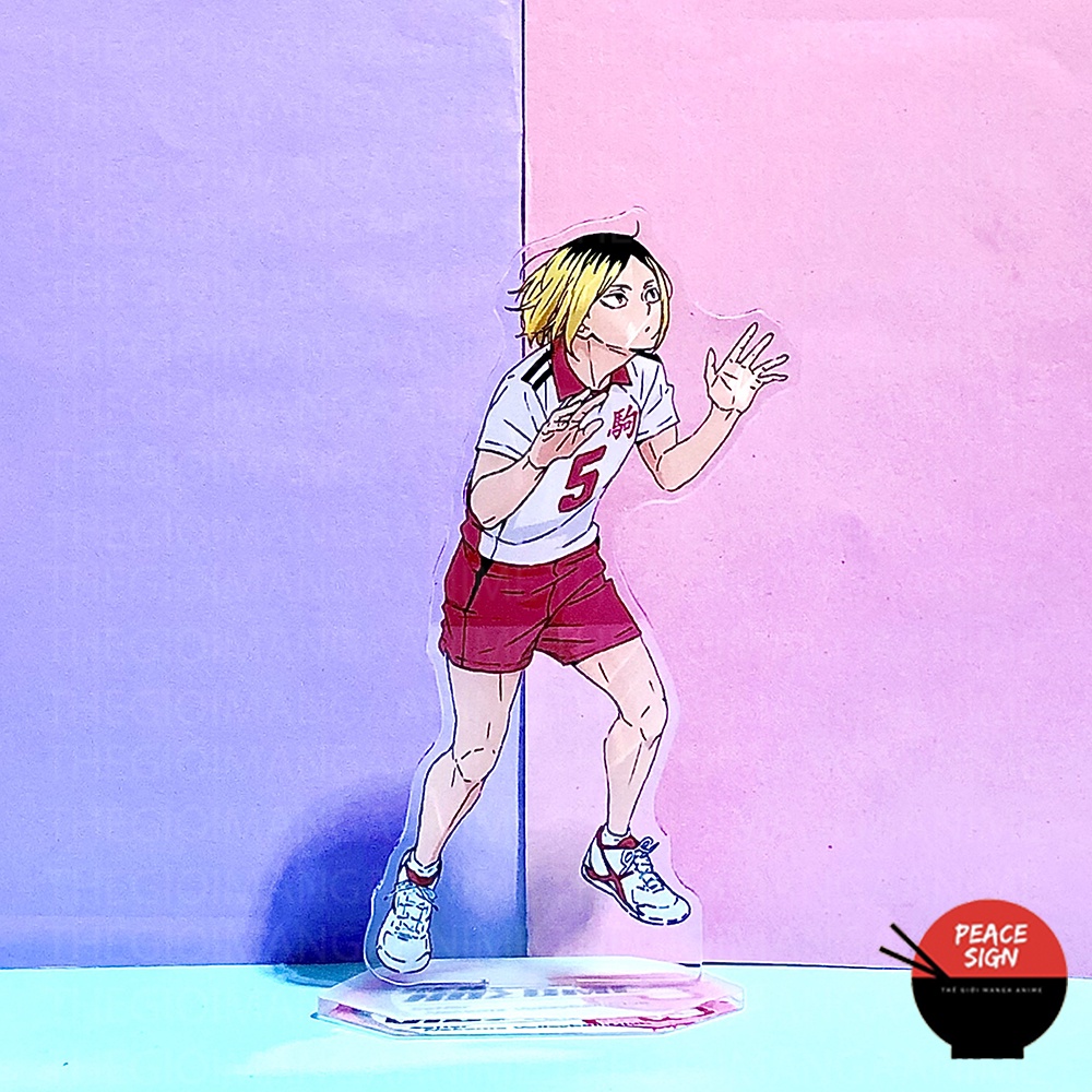 Standee HAIKYUU!! ver THI ĐẤU mô hình Vua Bóng Chuyền mica trong anime chibi trưng bày haikyuu chàng khổng lồ tí hon