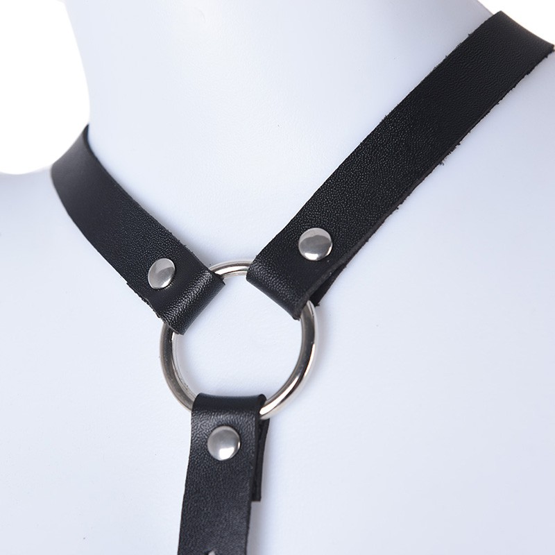 {factoryoutlet} Women's Body Harness Leather Chest Bra Belt Bustiers Cosplay Clubwear Nightwear adover | BigBuy360 - bigbuy360.vn