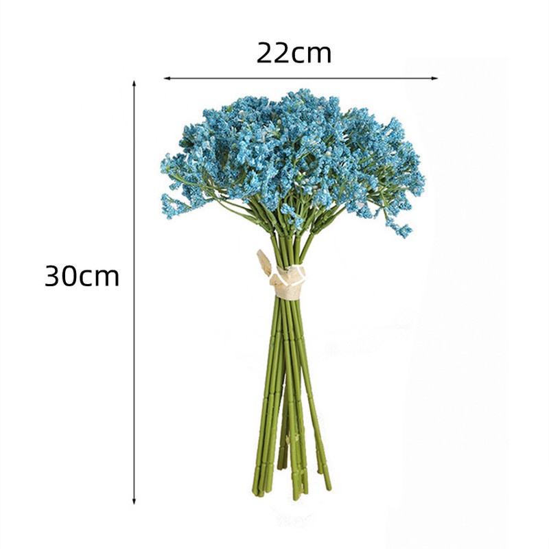 Set 16 Cành Hoa Gypsophila Giả Dùng Trang Trí Tiệc Cưới