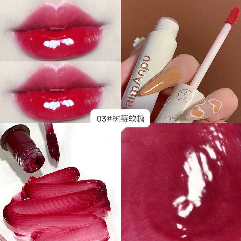 Son bóng dưỡng ẩm kháng nước lâu trôi 6 màu lựa chọn