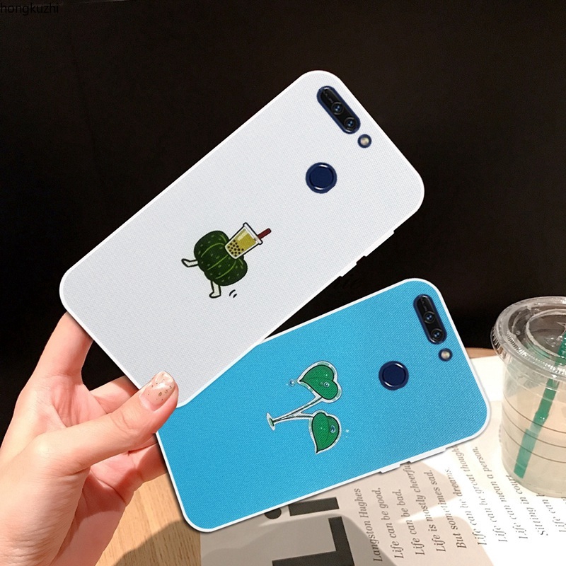 Ốp điện thoại silicone mềm hình ly trà sữa cho Huawei Honor 8 4C 5C 7C 6A V10 V9 7X 9 6C Pro Lite Y3II Y5II Y6II
