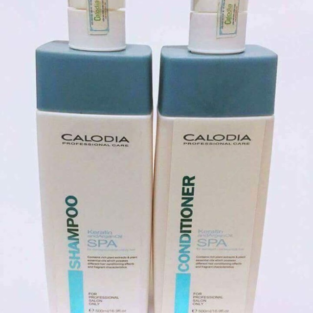 Dầu gội và xả Keratin Calodia