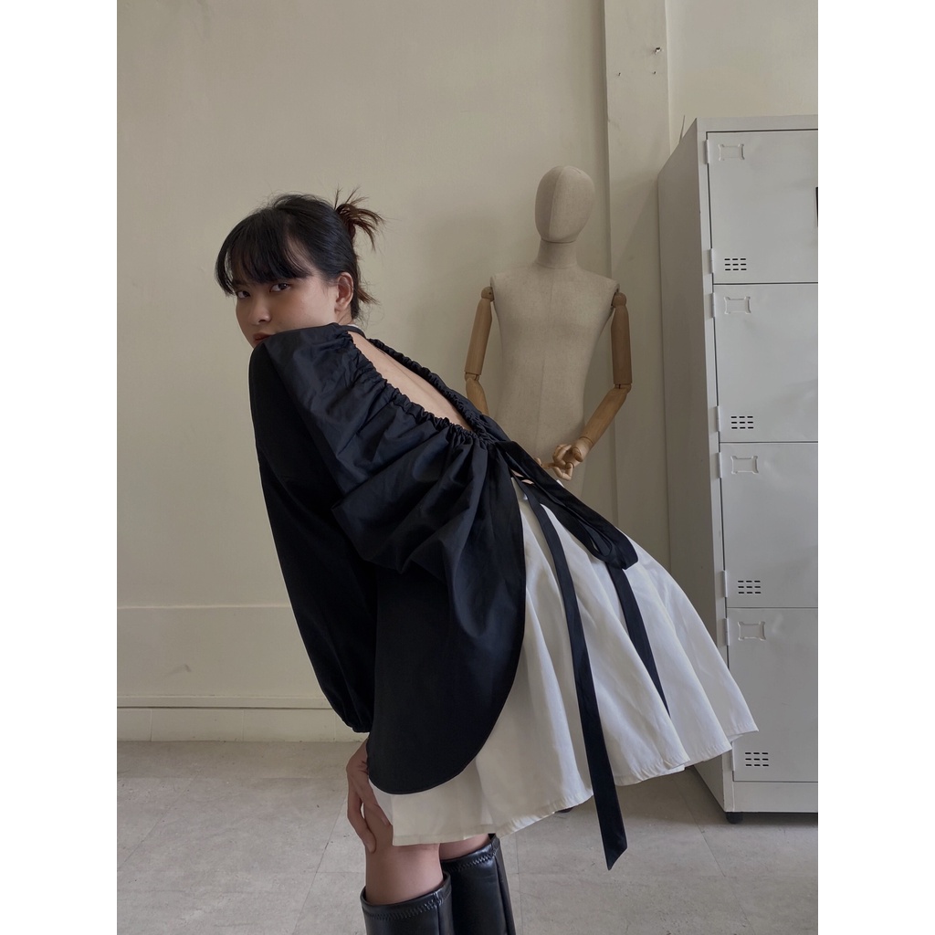 Áo trendy buộc nơ phía sau | BigBuy360 - bigbuy360.vn