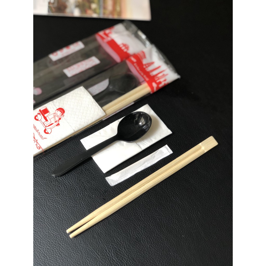 100 bộ combo đũa tre 4 trong 1