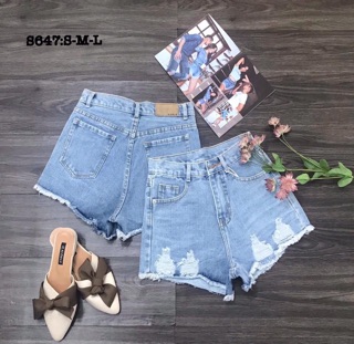 Quần jean đùi rẻ đẹp chụp thật