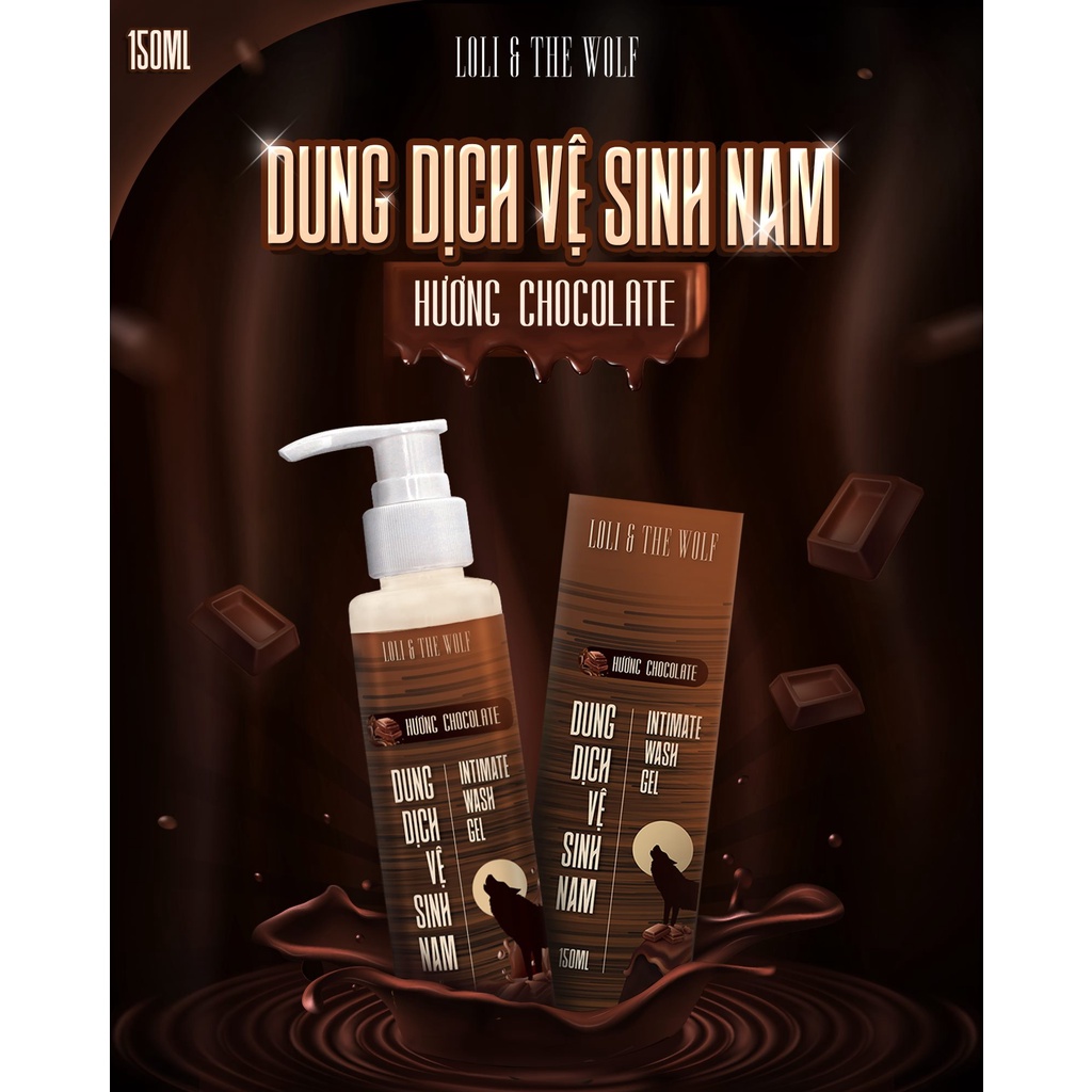 Dung dịch vệ sinh nam dạng gel 150ml - Loli & The Wolf