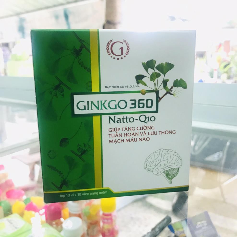 Hoạt huyết dưỡng não ginkgo 360 hộp 100viên