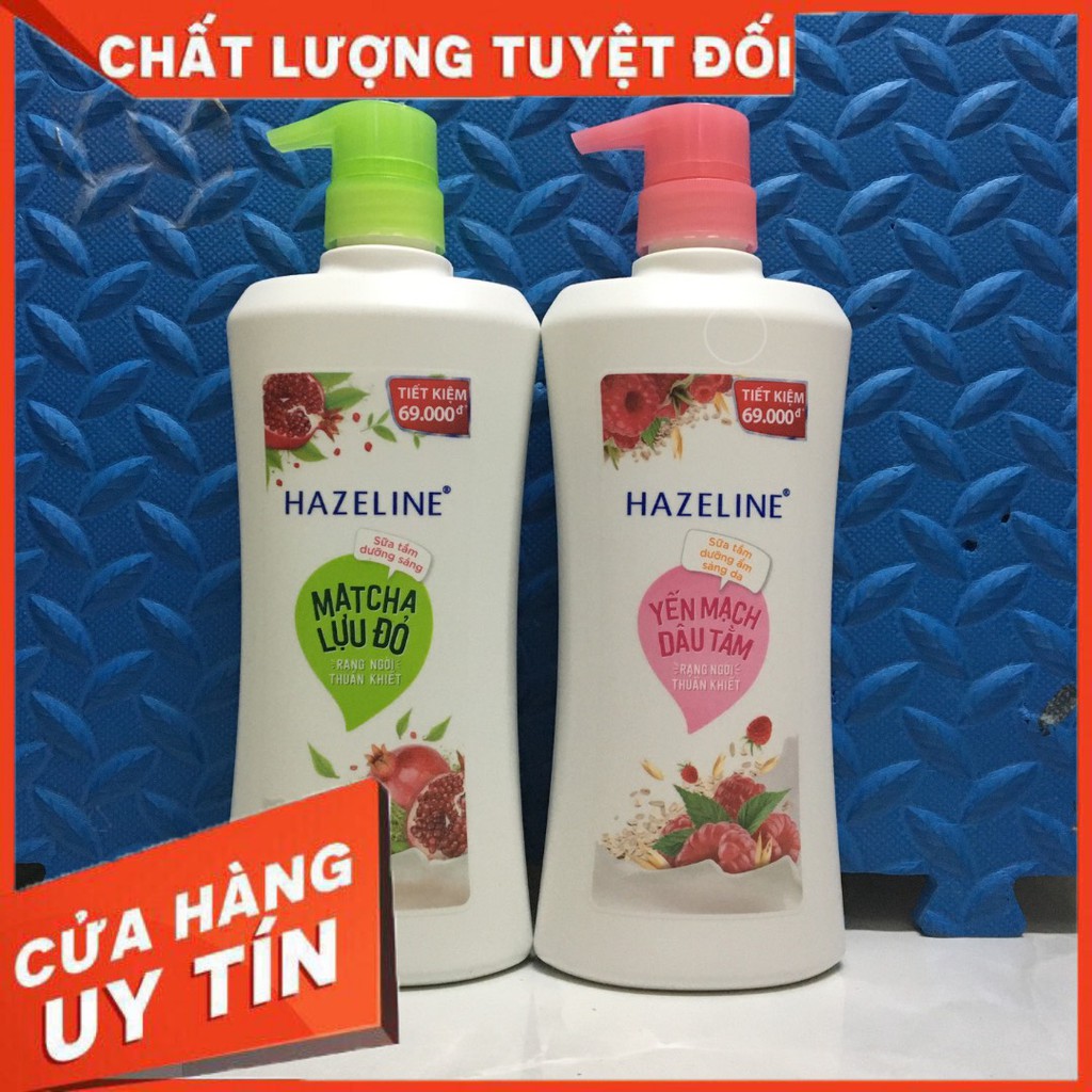 Sữa tắm Hazeline 670g ⚡ SIÊU SALE⚡ Sữa tắm Hazeline dưỡng ẩm sáng da rạng ngời thuần khiết 670gam