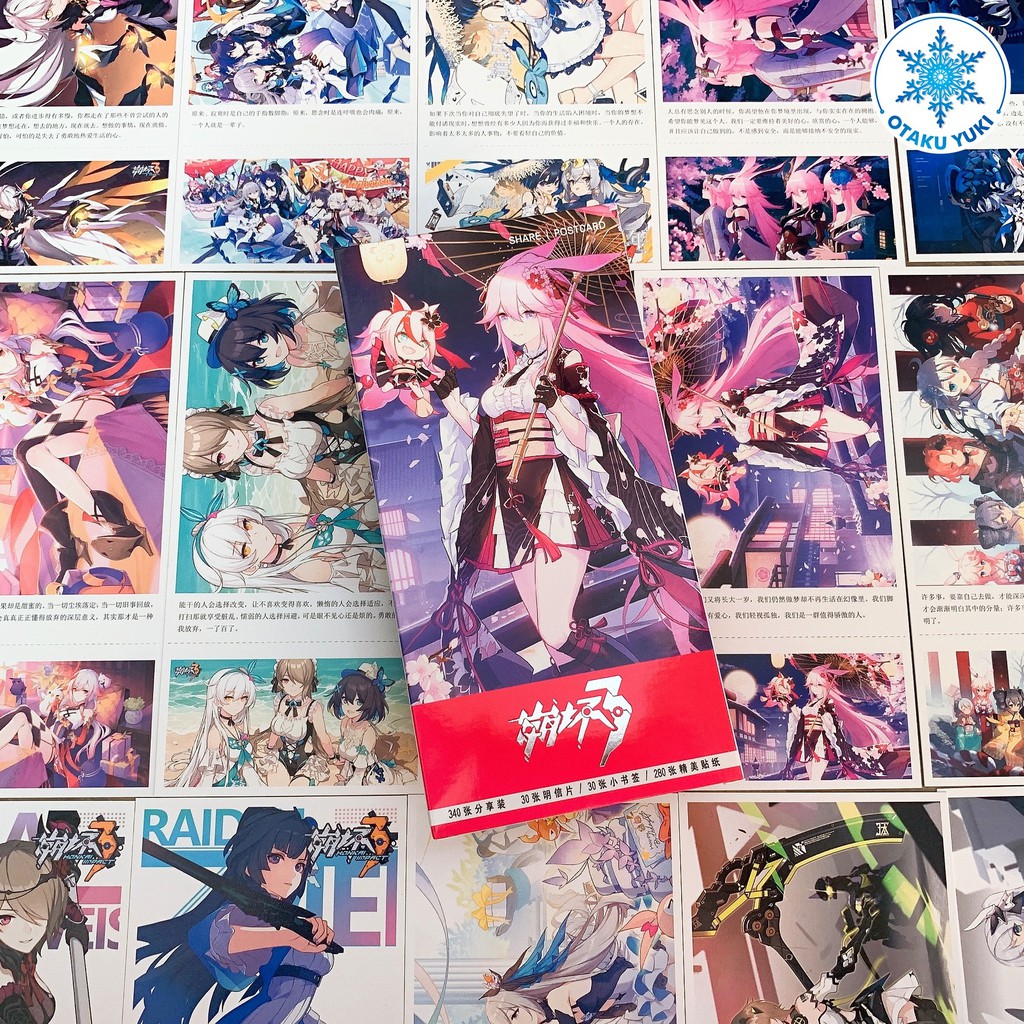 Bưu Thiếp Postcard Honkai Impact 3