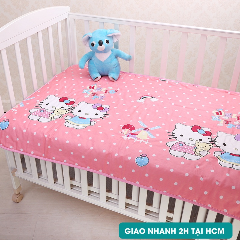 Tấm lót chống thấm cho bé BABYUP 3 lớp, khoáng khí, mềm mại