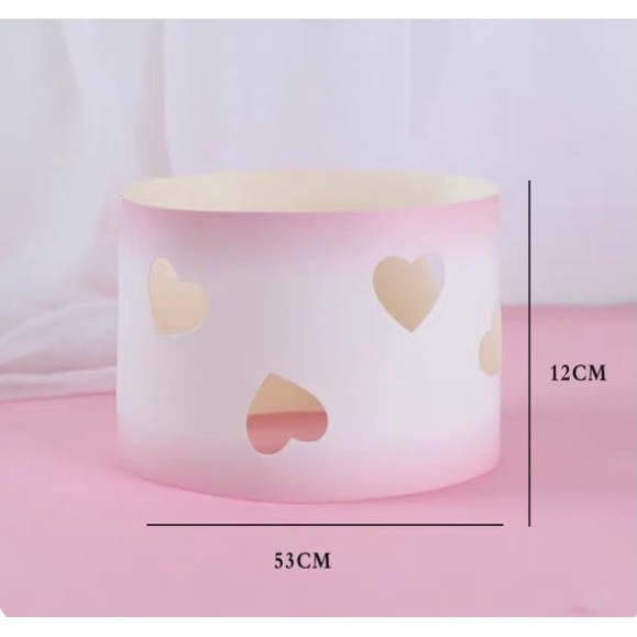 Set 10 thành bánh giấy trái tim-Q6597