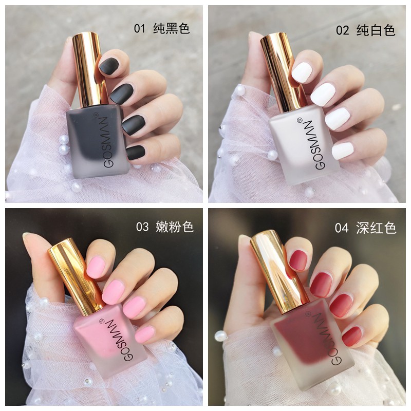 Sơn móng tay MUSLIMAH thời trang kiểu mờ với 36 màu tùy chọn