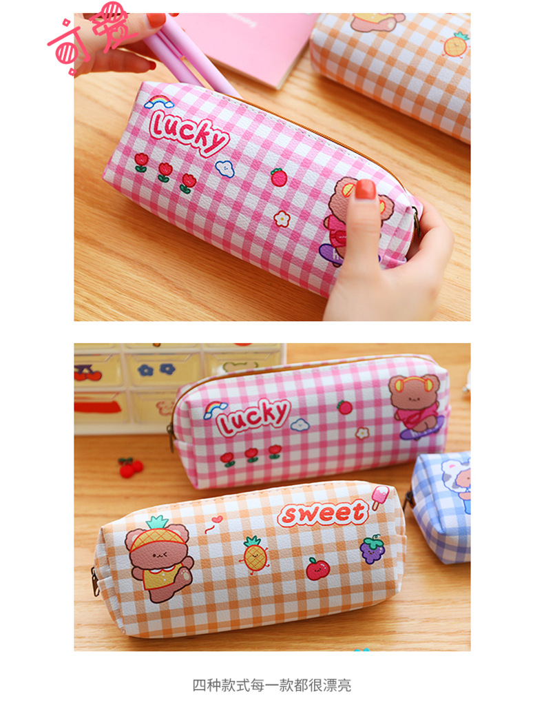 Túi Đựng Đồ Văn Phòng Phẩm Có Khóa Kéo Đa Năng Sáng Tạo