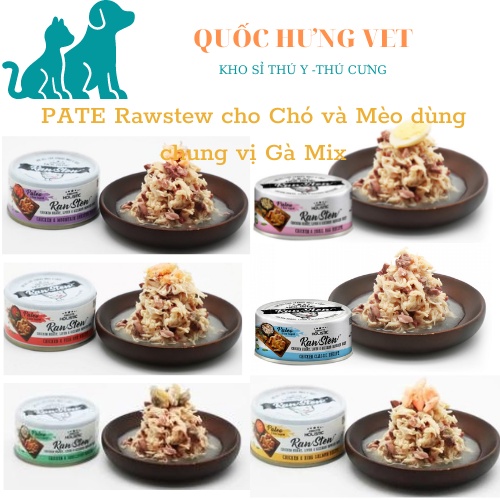 Pate Absolute Holistic RawStew Cho Chó Mèo -Pate RawStew Thịt Hầm Dinh Dưỡng Cho Thú Cưng- QUỐC HƯNG VET