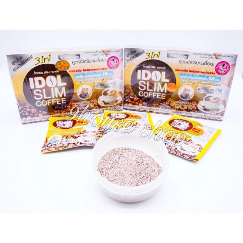 Hộp Cà Phê Hoà Tan Idol 3in1 Thái Lan (Hộp 10 gói)