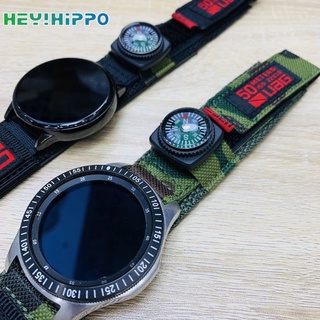 Dây Đeo Sợi Nylon 20mm 22mm Uag Cho Đồng Hồ Thông Minh Huami Amazfit Bip Gts Gtr 2 La Bàn Samsung Galaxy Watch 3 Active 2 Huawei Gt2 Watch3